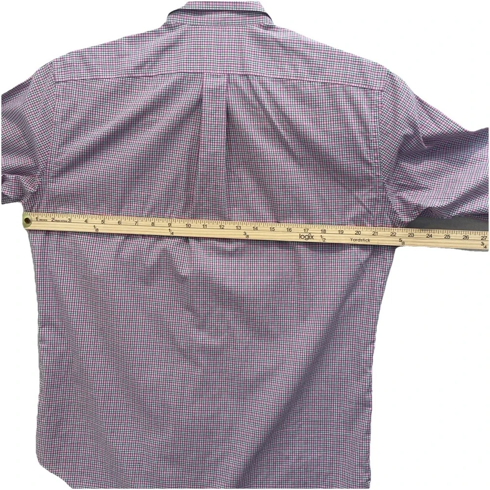 Lauren Ralph Lauren Plaid Button Down Mens Long Sleeve Shirt Multicolor SMALL 15